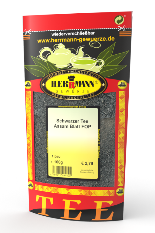 Schwarzer Tee Assam Blatt FOP