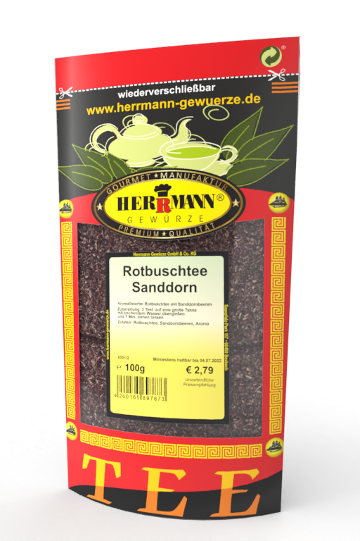 Rotbuschtee Sanddorn