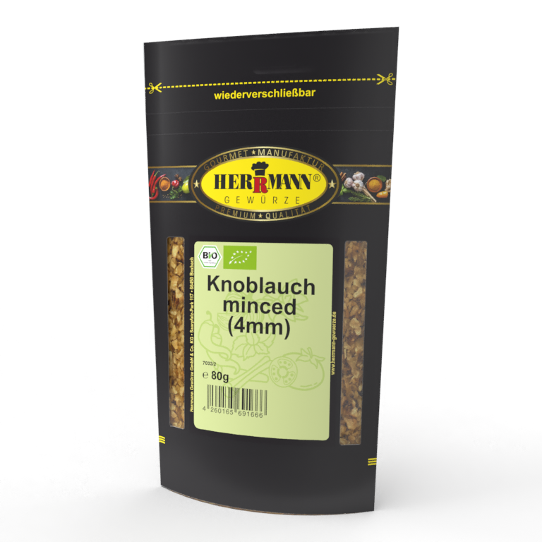 Knoblauch minced (4mm) (BIO)