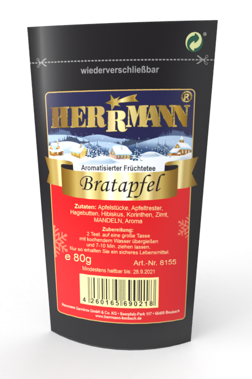 Bratapfel-Früchtetee